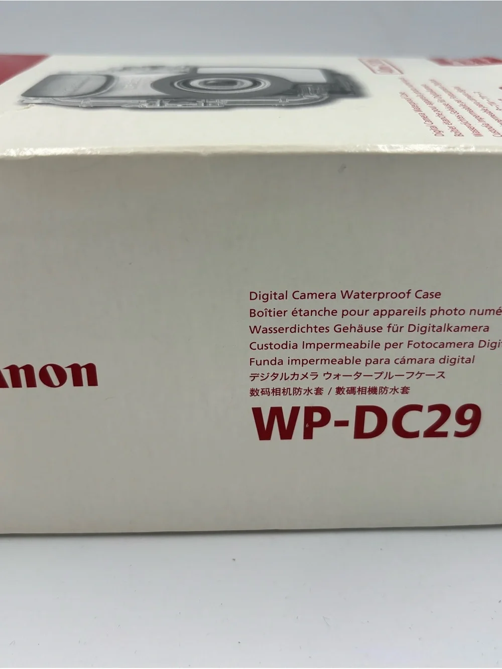 Canon WP-DC29 Waterproof Underwater Camera Case Housing Boxed 40m/130ft